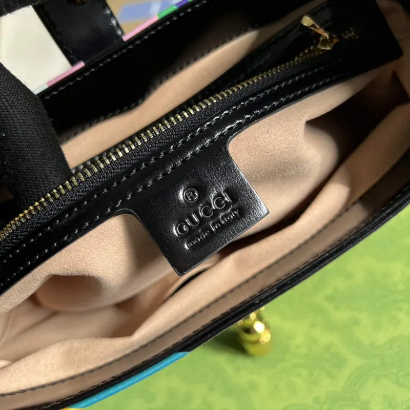 Gucci 636709 Jackie 1961 Small Shoulder Bag Colorful