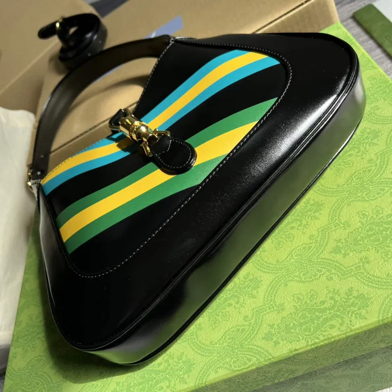 Gucci 636709 Jackie 1961 Small Shoulder Bag Colorful