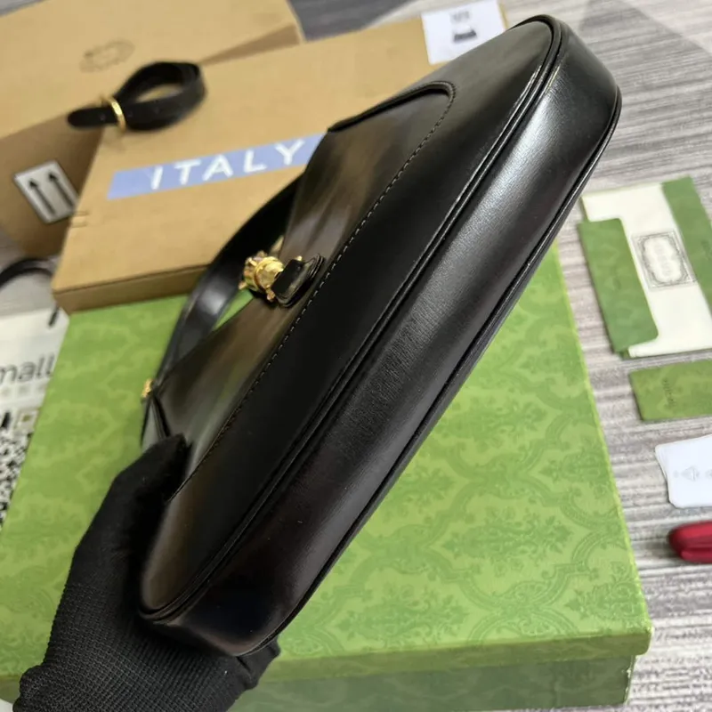 Gucci 636709 Jackie 1961 Small shoulder Bag Black