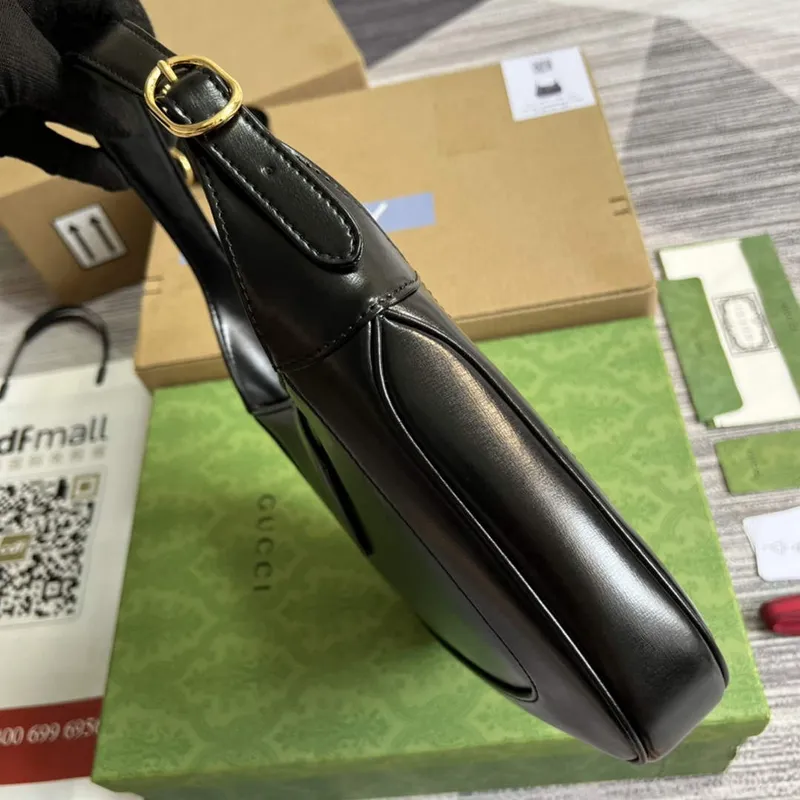 Gucci 636709 Jackie 1961 Small shoulder Bag Black