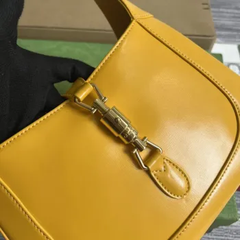 Gucci 636709 Jackie 1961 Small Shoulder Bag Yellow