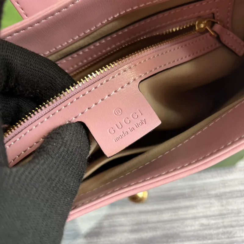 Gucci 636709 Jackie 1961 Small Shoulder Bag Pink