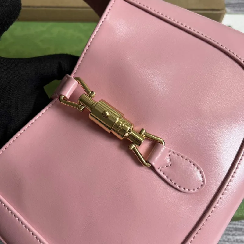 Gucci 636709 Jackie 1961 Small Shoulder Bag Pink