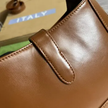 Gucci 636709 Jackie 1961 Small Shoulder Bag Brown
