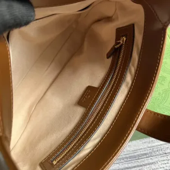 Gucci 636709 Jackie 1961 Small Shoulder Bag Brown