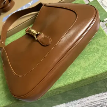 Gucci 636709 Jackie 1961 Small Shoulder Bag Brown