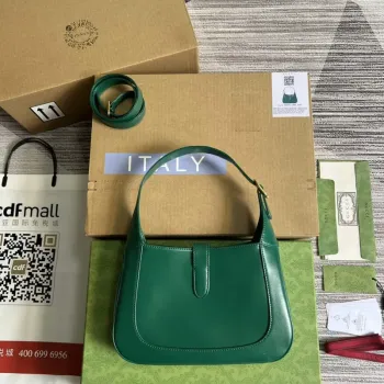 Gucci 636709 Jackie 1961 Small Shoulder Bag Green