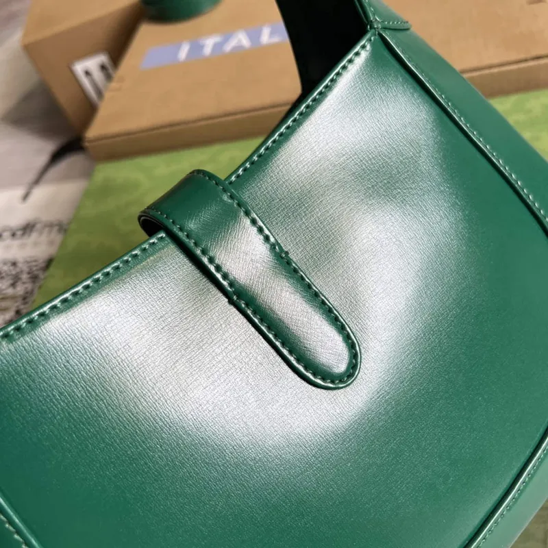 Gucci 636709 Jackie 1961 Small Shoulder Bag Green