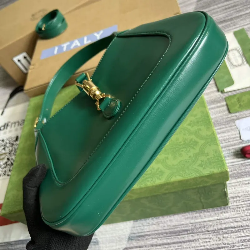 Gucci 636709 Jackie 1961 Small Shoulder Bag Green