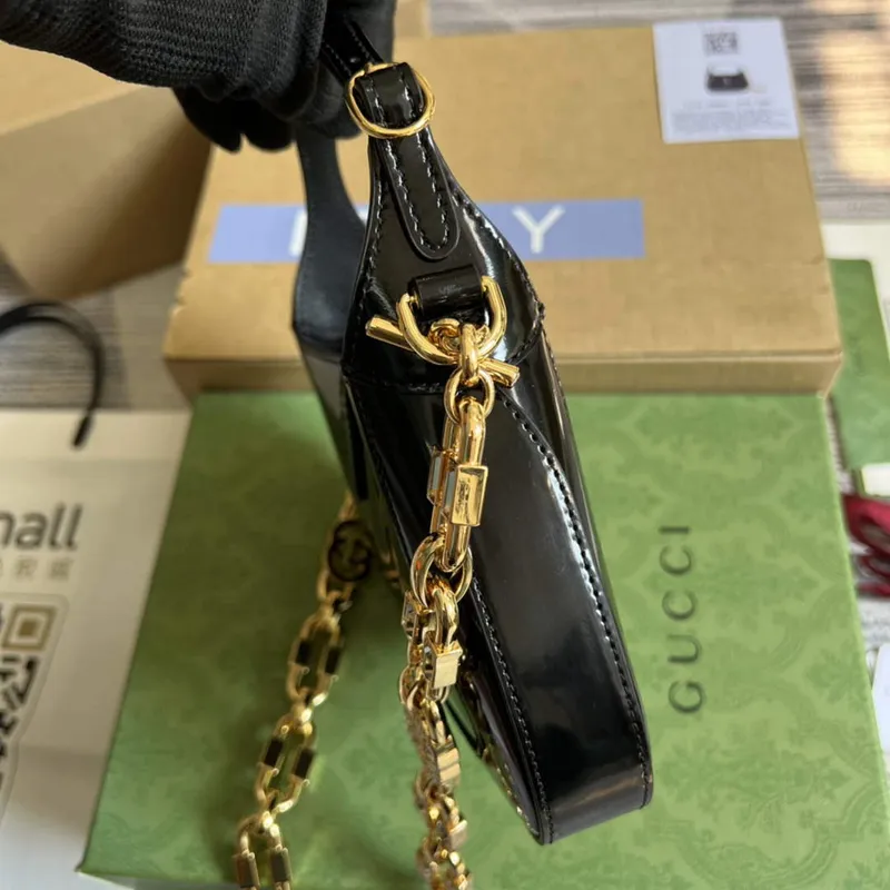 Gucci 699651 Jackie 1961 Mini Shoulder Bag Black