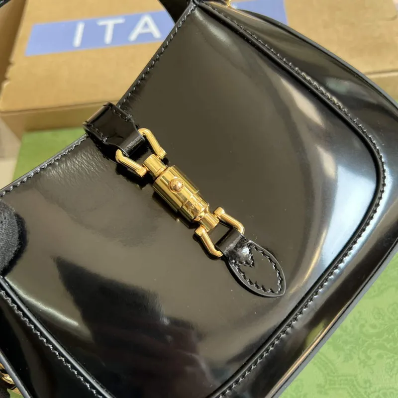 Gucci 699651 Jackie 1961 Mini Shoulder Bag Black