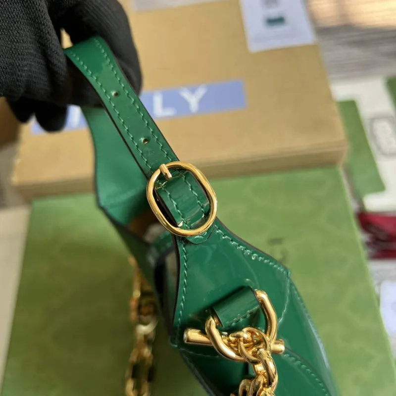 Gucci 699651 Jackie 1961 Mini Shoulder Bag Green