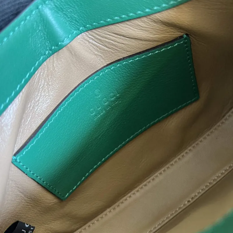Gucci 699651 Jackie 1961 Mini Shoulder Bag Green