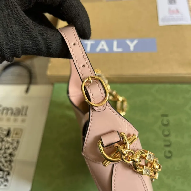 Gucci 699651 Jackie 1961 Mini Shoulder Bag Pink