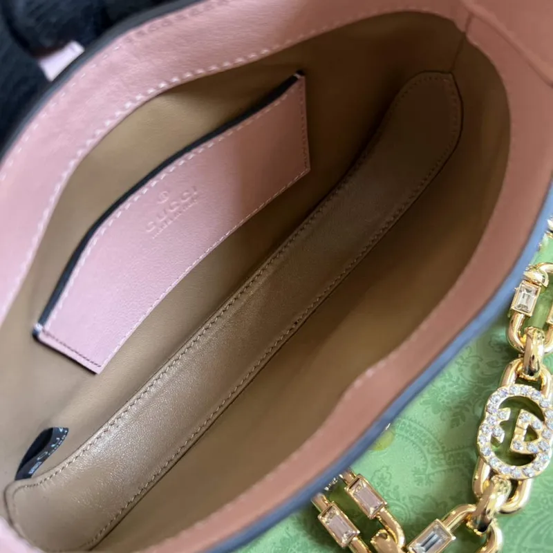 Gucci 699651 Jackie 1961 Mini Shoulder Bag Pink