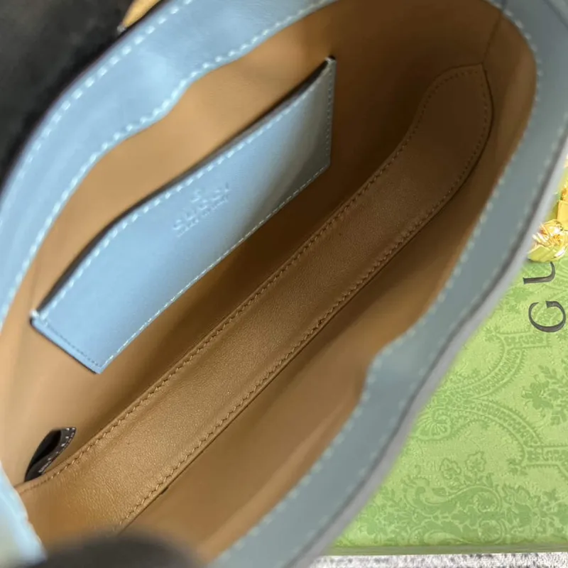 Gucci 699651 Jackie 1961 Mini Shoulder Bag Light blue