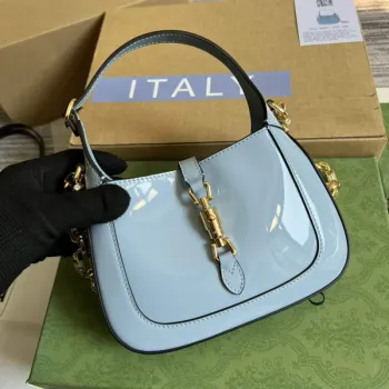 Gucci 699651 Jackie 1961 Mini Shoulder Bag Light blue