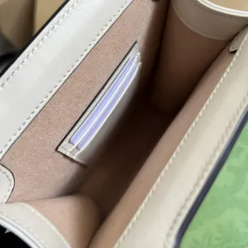 Gucci 699756 GG Marmont Top handle mini bag White