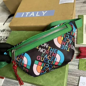 Gucci 650299 The North Face x Gucci belt bag Green
