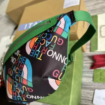 Gucci 650299 The North Face x Gucci belt bag Green