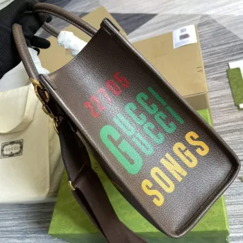 Gucci 680956 Exquisite Gucci Small Tote Bag Brown