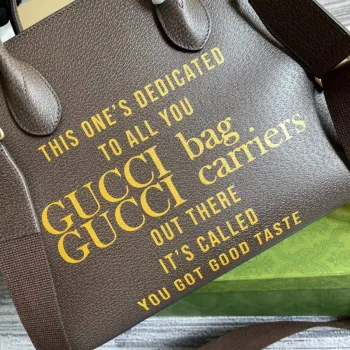Gucci 680956 Exquisite Gucci Small Tote Bag Brown