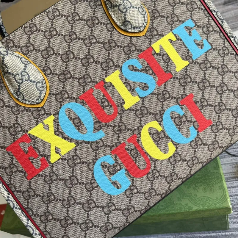 Gucci 680956 Exquisite Gucci Small Tote Bag Beige