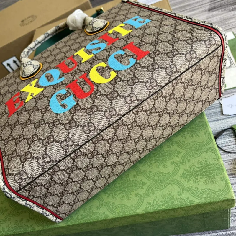 Gucci 680956 Exquisite Gucci Small Tote Bag Beige