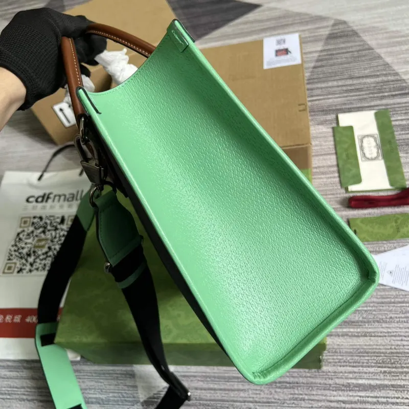 Gucci 680956 Exquisite Gucci Small Tote Bag Green