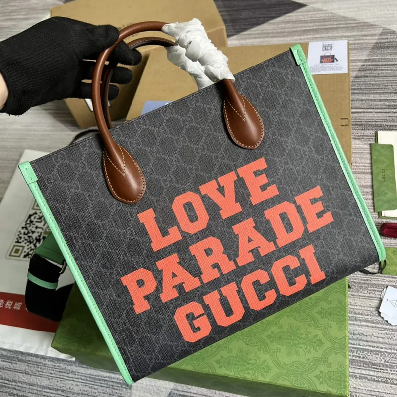 Gucci 680956 Exquisite Gucci Small Tote Bag Green