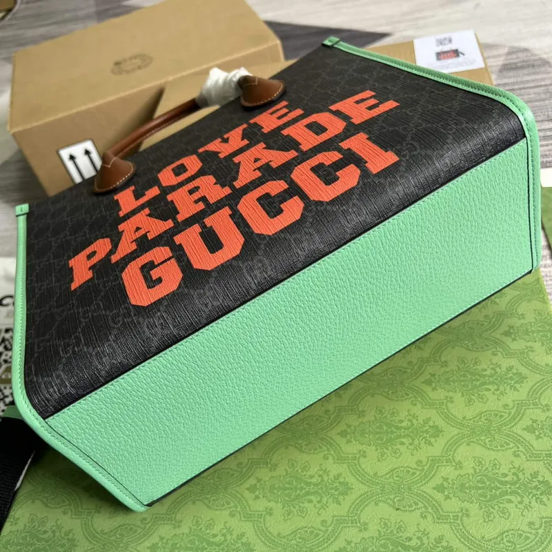 Gucci 680956 Exquisite Gucci Small Tote Bag Green