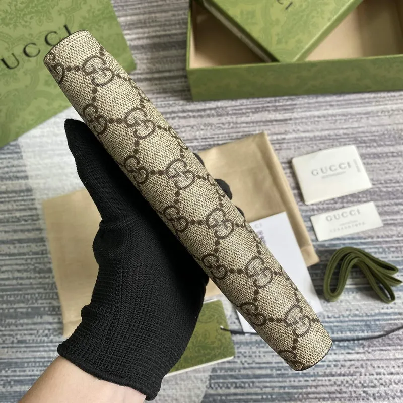 Gucci 456117 GG Marmont Zip Around Wallet Pink