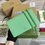 Gucci 497985 GG Marmont Leather Mini Chain Bag Green
