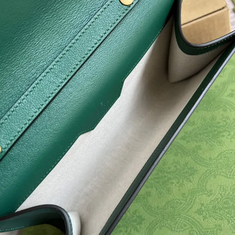 Gucci 675794 Gucci Diana Small Shoulder Bag Green