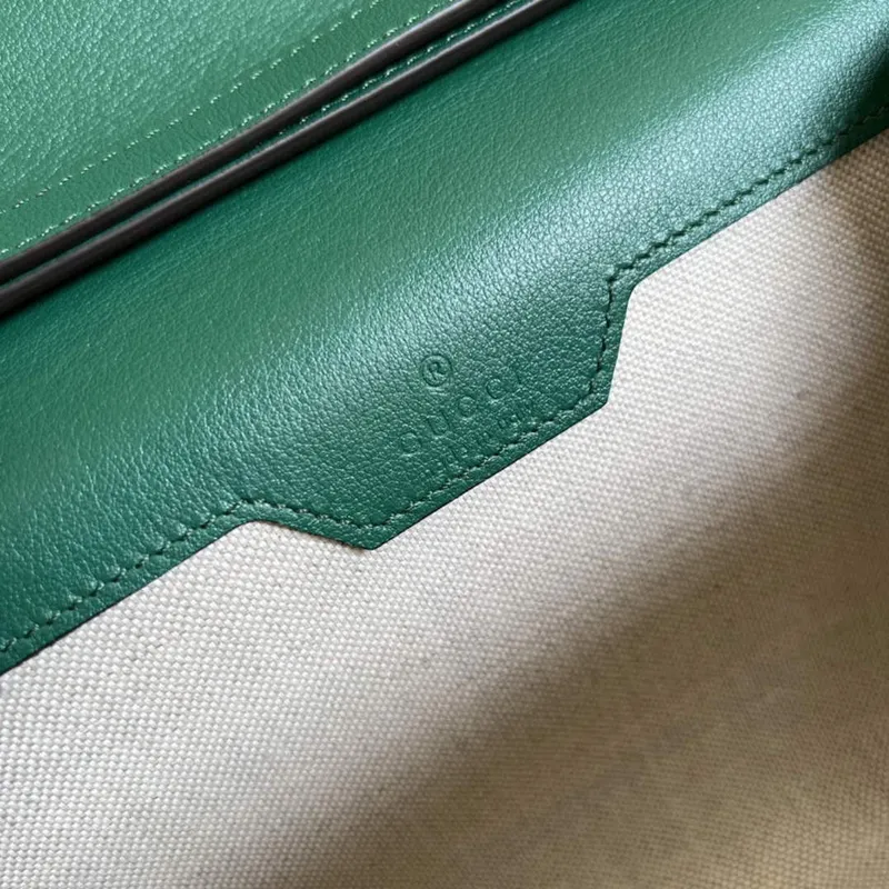 Gucci 675794 Gucci Diana Small Shoulder Bag Green