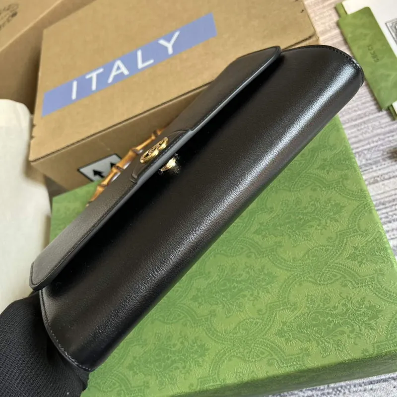 Gucci 675794 Gucci Diana Small Shoulder Bag Black