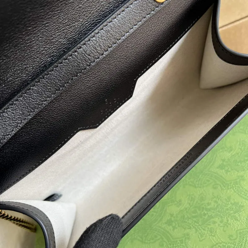 Gucci 675794 Gucci Diana Small Shoulder Bag Black