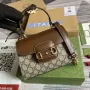 Gucci 703848 Gucci Horsebit 1955 Mini Bag Beige brown
