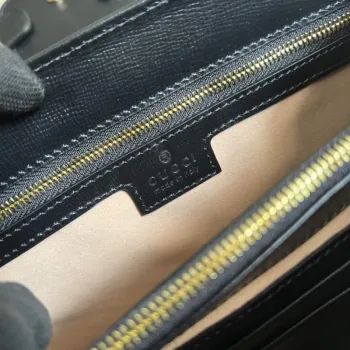 Gucci 702049 Horsebit 1955 Medium Bag Black