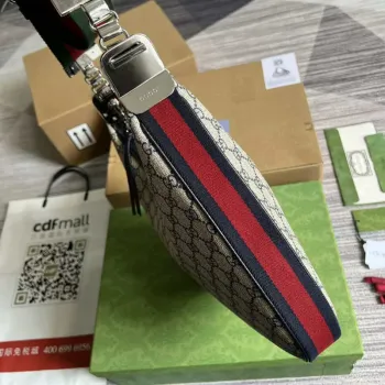 Gucci 702823 Gucci Attache large shoulder bag Beige and blue