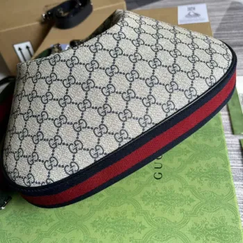 Gucci 702823 Gucci Attache large shoulder bag Beige and blue