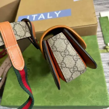 Gucci 681137 Gucci Bamboo 1947 mini belt bag Brown