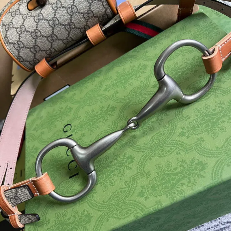 Gucci 681137 Gucci Bamboo 1947 mini belt bag Brown