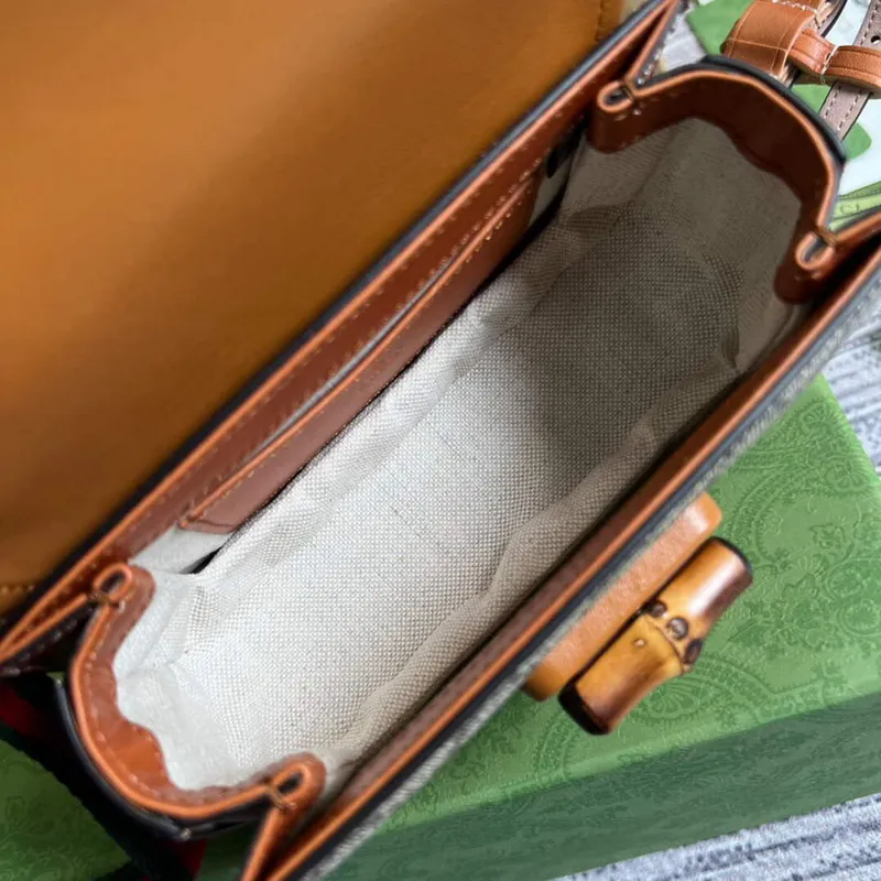 Gucci 681137 Gucci Bamboo 1947 mini belt bag Brown