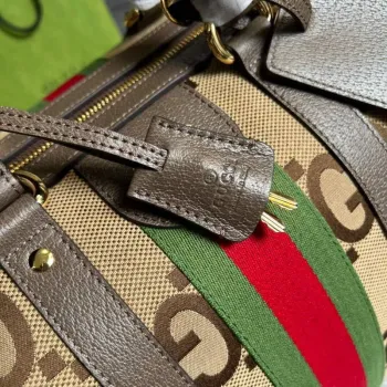 Gucci 681295 Jumbo GG medium duffle bag Brown