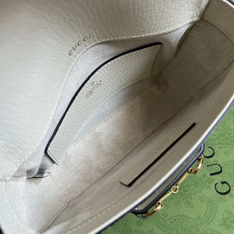 Gucci 658574 Gucci Horsebit 1955 Mini Bag beige leather