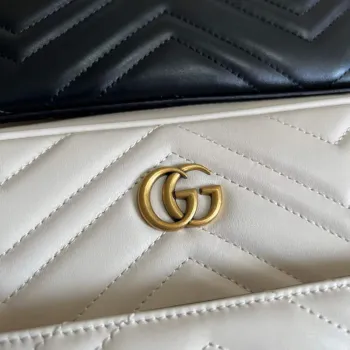 Gucci 699758 Double G multi use mini bag White