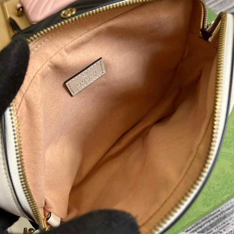 Gucci 699758 Double G multi use mini bag White