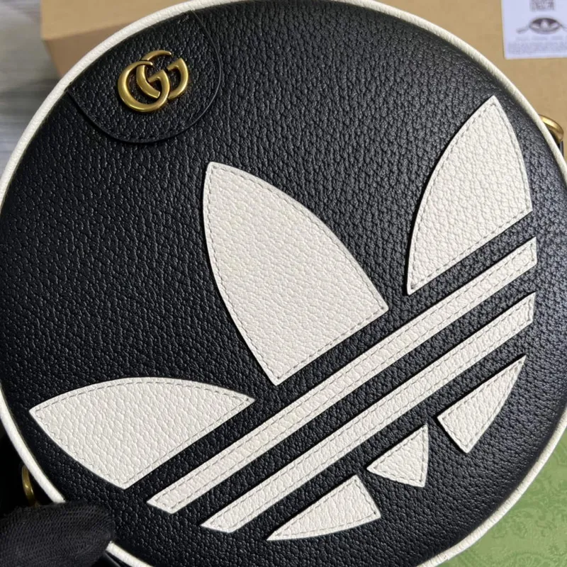 Adidas x Gucci Ophidia shoulder bag 702626 Black leather