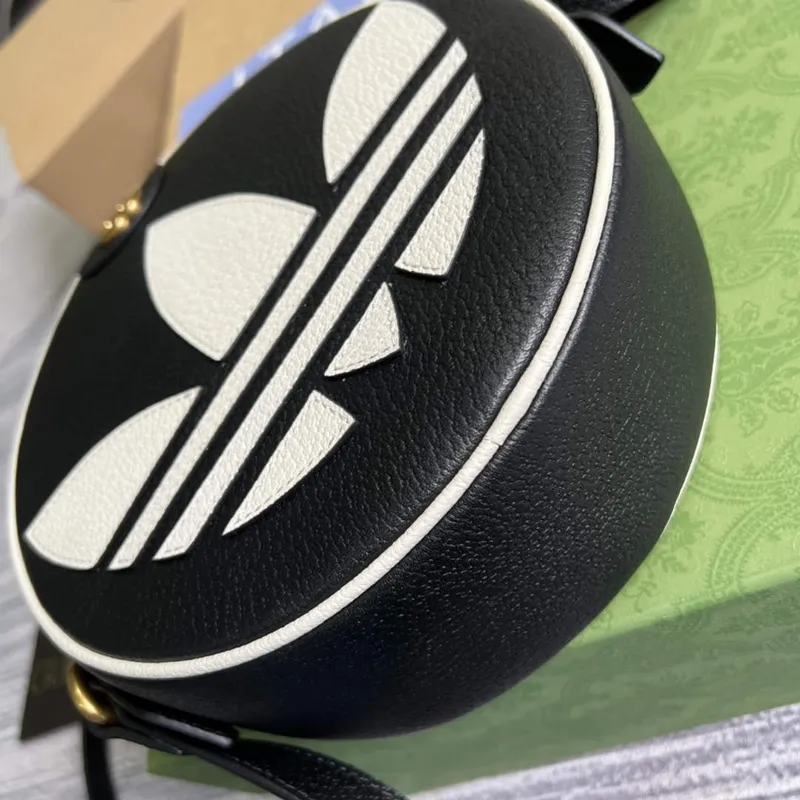 Adidas x Gucci Ophidia shoulder bag 702626 Black leather